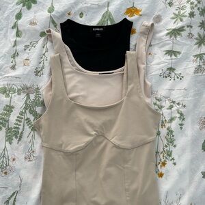 Three (3) Bodysuits (Small) - Express and Abercrombie
